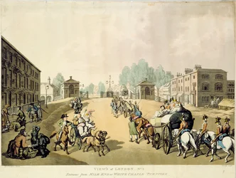 Entrance from Mile End or Whitechapel Turnpike